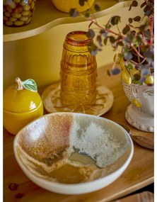 Кремави глинени купички в комплект от 4 бр. 625 ml Lacey – Bloomingville