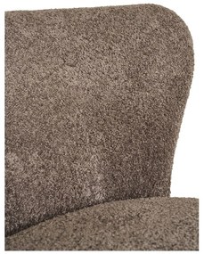 Кафяво кресло от букле Covelo – House Nordic