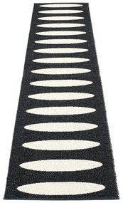 Черна пътека за открито и закрито 70x300 cm Ella Black – Pappelina