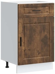 853962 vidaXL Кухненски шкаф Porto, опушен дъб, инженерно дърво