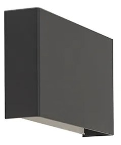 Модерна стенна лампа черна 2 светлини - Otan