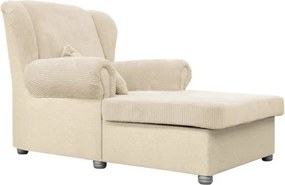 Бежов шезлонг от рипсено кадифе Lord – Ropez