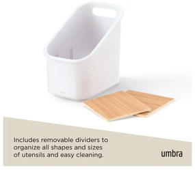 Поставка за кухненски прибори от рециклирана пластмаса Bellwood – Umbra