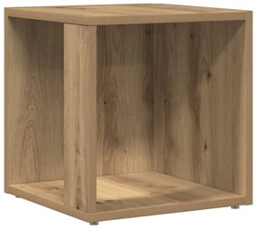 856717 vidaXL Странична маса, дъб артизан, 33x33x34 см, инженерно дърво