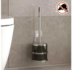 ЧЕТКА ЗА ТОАЛЕТНА TEKNO TEL ST-096 двойно залепване хром - черно