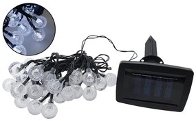LED Соларен екстериорен верига 30xLED/1,2V 300 mAh 6,5 m IP44