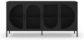 Черен скрин 160x90 cm Tayra – Marckeric