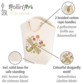 Кош за пране от плат 58 л Rollin'Art Libelle - Wenko