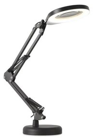 LED Димируема настолна лампа с лупа 2в1 AURIQ LOUPE LED/10W/5V 3000/4000/6500K черен