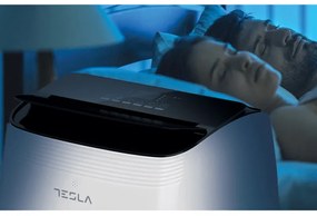 Мобилен климатик Tesla TTMYW-12CHW, 12000 BTU, Клас А, Wi-Fi, I sleep, 3 скорости, LED дисплей, Дистанционно, Бял