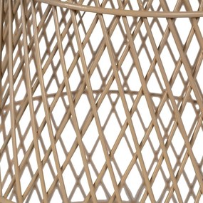 Ратанова кръгла масичка за кафе в естествен цвят ø 70 cm – Ixia