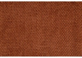 Сгъваем ъглов диван в тухлен цвят (променлив) Lorine – Ropez