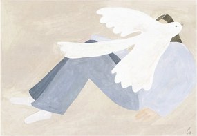 Постер 70x50 cm Bright Bird – Clara Schicketanz – The Poster Club