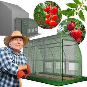 Половин градински политунел 3 x 1,5 x 2 м