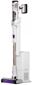 Вертикална прахосмукачка Shark IW3611EU, 240W, 0.4 л, 60 минути автономия, Разпознаване на ръбове и замърсявания, QuadClean, Антиалергеннa, LED, Бял
