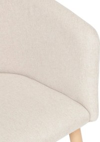 Трапезен стол atmosphera Marlo, Текстил - Кехлибар