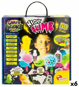 Научна Игра Lisciani Night Slime ES (6 броя)