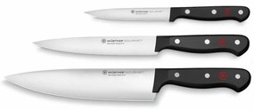Wüsthof - Комплект кухненски ножове GOURMET 3 бр. черни