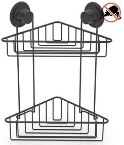 ЕТАЖЕРКА TEKNO TEL DM-257 , 2 нива/вакуум , Matte Black