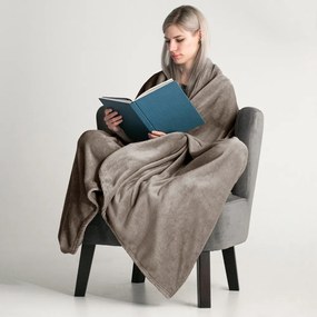 Кафяво каре , 150 x 200 cm Mic - DecoKing