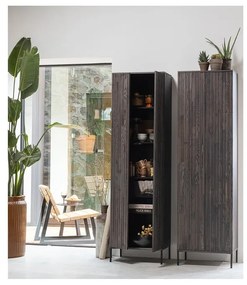 Кафяв гардероб от декор от ясен 60x210x42 cm Gravure – WOOOD