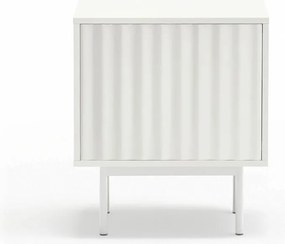 Бяло матово нощно шкафче Sierra – Teulat