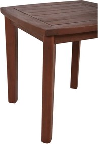 Тъмнокафяв люлеещ се стол с масичка от масивно дърво Sinaloa – Garden Pleasure