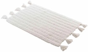Бял килим за баня 50x80 cm Minatis – douceur d'intérieur