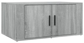 816518 vidaXL Кафе маса, сив сонома, 80x50x36 см, инженерно дърво