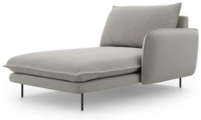 Светлосив стол за отдих, десен ъгъл Vienna - Cosmopolitan Design