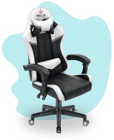 Детски стол за игра HC - 1004 черно и бяло