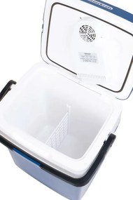 Преносим туристически USB хладилник 29 L, син, с дисплей