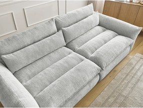 Светлосив шенилов диван 276 cm Neil – Bobochic Paris