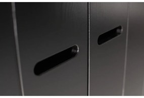 Гардероб от черен бор 94x195 cm Connect - WOOOD