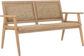 Градински диван от масивна дървесина в естествен цвят Sorrento – Bloomingville
