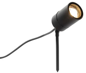 Прожектор на кол черен регулируем IP44 - Solo