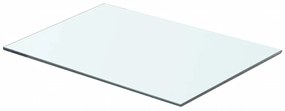 3051561 vidaXL Рафтове, 2 бр, панели прозрачно стъкло, 50x30 см