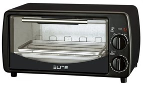 Мини фурна Elite EMO-2509, 650W, 7 л, 2 кварцови нагревателя, От 100 до 250C, Таймер 30 мин, Черен