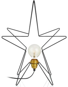 Черна коледна светлинна украса Asterix – Markslöjd