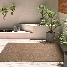 Килим за открито и закрито в естествен цвят 80x150 cm Acra – Universal