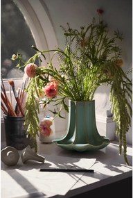 Светлозелена керамична ваза (височина 20,5 cm) Kantarel – Kähler Design