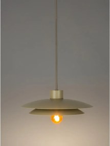 Бежово метално висящо осветително тяло ø 26,5 cm Wubbo – White Label