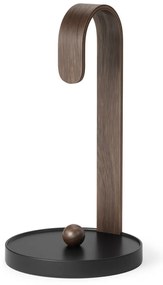 Черна дървена поставка за хартия ø 17 cm Bellwood - Umbra