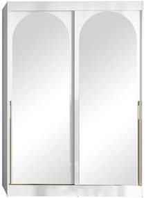 Гардероб Модин плъзгащ-бял-дължина: 150 см