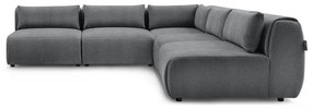 Сив ъглов диван (променлив) Jeanne - Bobochic Paris