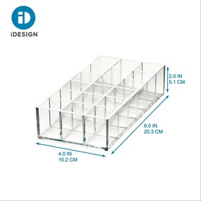 Козметичен органайзер за баня, изработен от рециклирана пластмаса Lip Station - iDesign