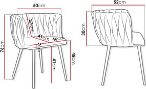 Стол Muz 1142 2pcs-Сив