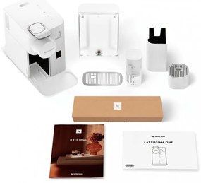 Еспресо машина DeLonghi EN510W, 1450W, 19 bar, 1 л, Nespresso, Автоматично изключване, Бял