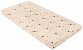 KIKKA BOO Матрак FANTASIA PLUS 70/140/8 см STARS BEIGE