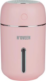 Ултразвуков мини овлажнител NOVEEN MUH242, 2W, 50мл/ч, 2 режима, USB, LED подсветка, Розов